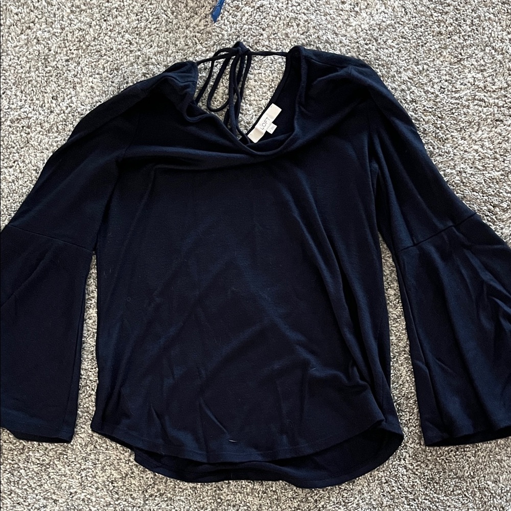 LOFT Chic Navy Women's Blouse